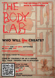 Poster commissioned by Dr. Kathy Fawcett from University of West of England for an interactive theatre study
