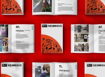 UWE's Newwave Agency Project Document showcasing the agency. Used to secure funding for their 2nd year.