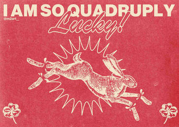 "Lucky" Postcard Design 6/14