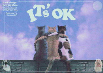 "It's Ok" Postcard Design 9/14