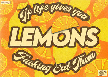 "Lemons" Postcard Design 5/14