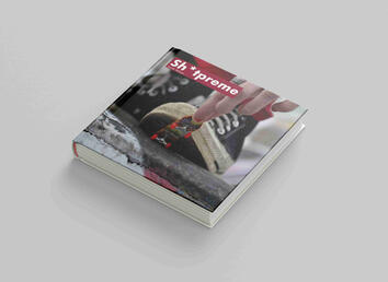 "Sh*tpreme" Lookbook, featuring my own t shirt designs. Made as part of a larger project on the dangers of consumerism.