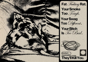 &quot;Fat Rat&quot; Postcard Design 3/14